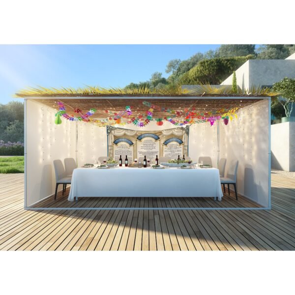 Sukkah Tapestry decoration | Sukkah Fabric | Blessings | Sukkot - Image 3