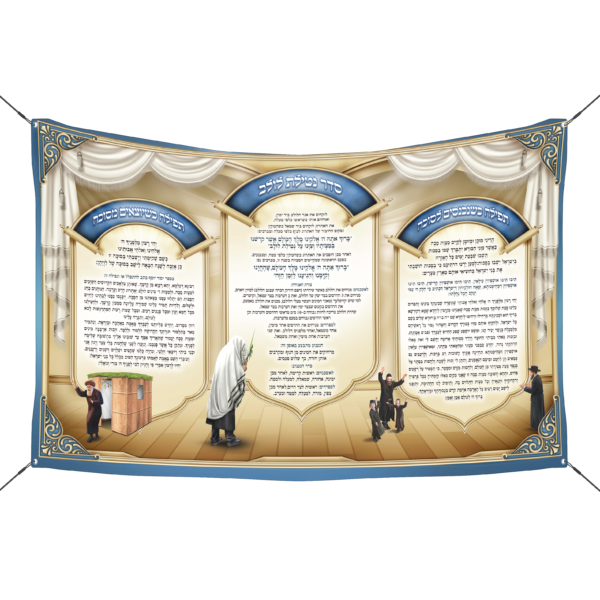 Sukkah Tapestry decoration | Sukkah Fabric | Blessings | Sukkot