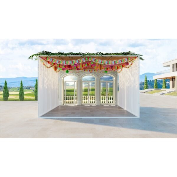Sukkah Mural Decoration | Green Landscape - Image 2