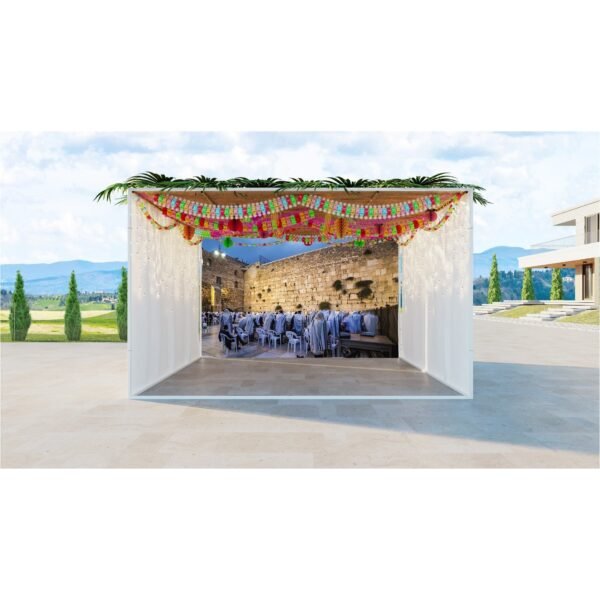 Sukkah Mural Decoration | Tefilat Vatikin by the Western wall - Image 2