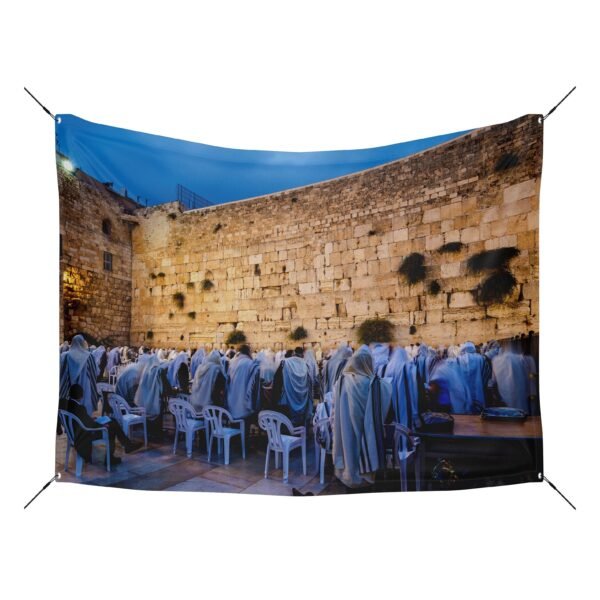 Sukkah Mural Decoration | Tefilat Vatikin by the Western wall